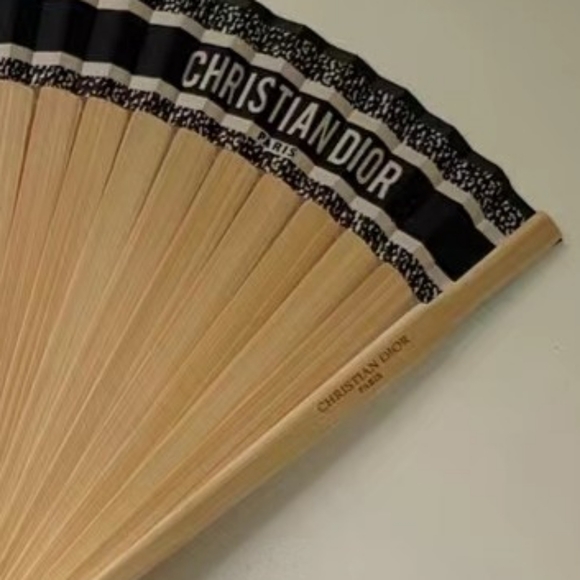 Christian Dior DIORIVIERA Novelty Folding Fan Japan - Picture 5 of 8